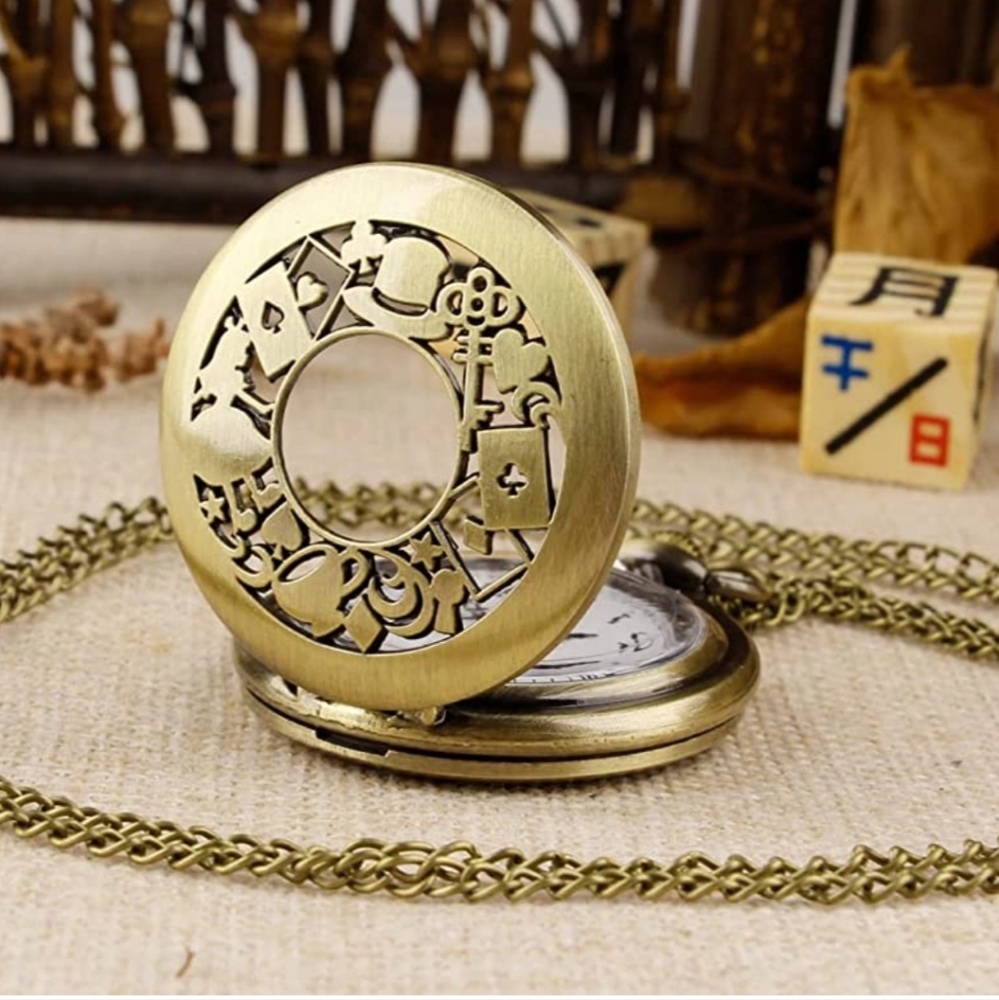 Alice in wonderland pocket watch